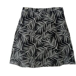 Stitch Fix Margaret M Womens Deandra Mini Skirt in Black Palm Floral S New